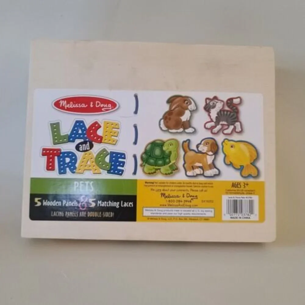 Melissa & Doug Lace and Trace Pets Ages 3+